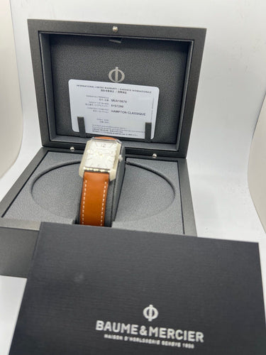 Montre Baume & Mercier Hampton Classique Full set 58 Facettes