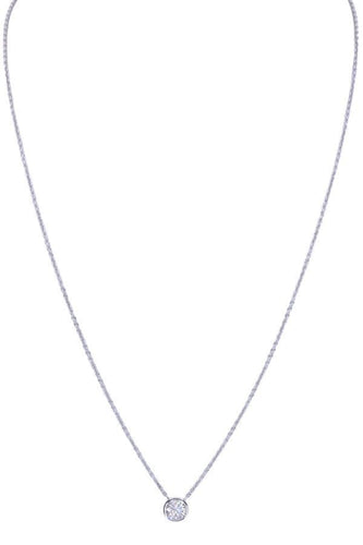 Collier COLLIER DIAMANT SOLITAIRE 0.80 CARAT 58 Facettes 077991