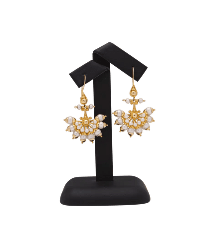 Örhängen Örhängen Bollywood Guld 21K Pärlor 58 Facettes BO210121/BOLLYWOOD/PHOTO