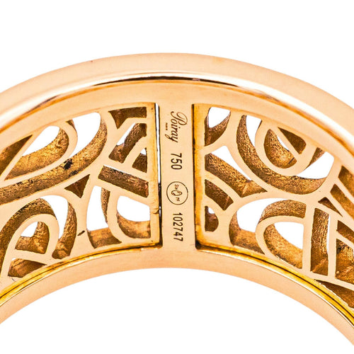 Bague 54 Poiray Bague Cœur fil Or rose Diamant 58 Facettes 4160472RV