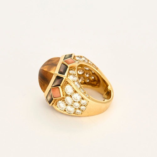 Bague 47 BULGARI (Attribué à) - Bague Marina B citrine pain de sucre 58 Facettes