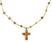 Collier Croix diamants jaunes 58 Facettes 174997