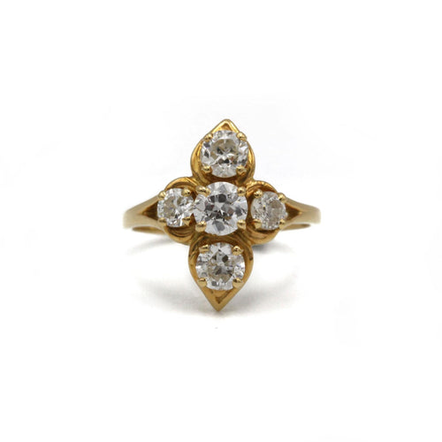 Bague 52 Bague - Or jaune & Diamants 58 Facettes 250113R