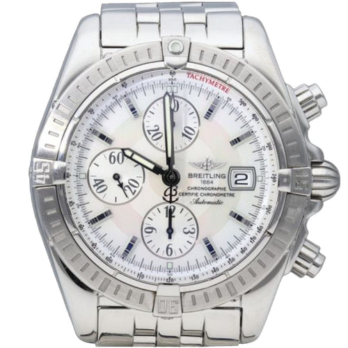 Montre Montre chronographe Breitling Chronomat Evolution 58 Facettes MT42031