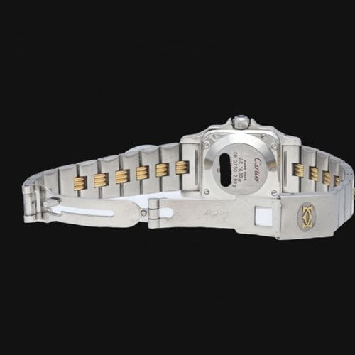 Montre Cartier Montre Santos Dame Or Jaune 18K Et Acier 58 Facettes MT41532