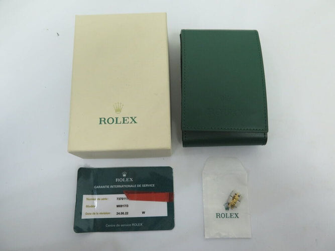 Montre vintage montre ROLEX lady date jubile 6917 26 mm en or & acier automatique 58 Facettes 268181