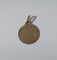 Pendentif Pendentif médaille rond en or jaune à graver 58 Facettes