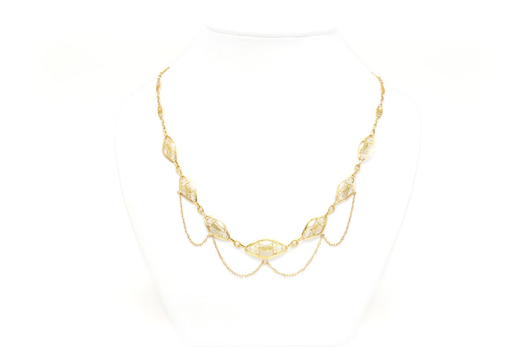 Collier Collier en or jaune 58 Facettes B611