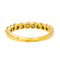 Bague 52 Bague Demi-alliance Or jaune Diamant 58 Facettes 4242529CN