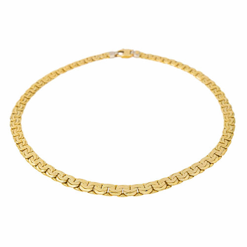 Collier Collier Maille double haricot Or jaune 58 Facettes 4396461CN