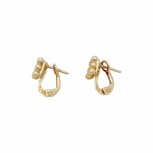 Boucles d'oreilles Boucles d'oreilles Chaumet, or jaune et diamants. 58 Facettes 35115