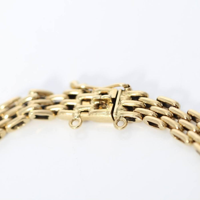 Bracelet Bracelet panthère en or et saphirs 58 Facettes E361321A