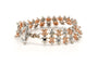 Bracelet Bracelet contemporain or blanc et or rose, diamants (+- 3,30ct) 58 Facettes 22449