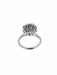 Bague 57 Bague marguerite certifiée HRD en or blanc avec diamants 58 Facettes