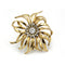 Broche Broche Fleur - Or jaune, Platine & Diamants 58 Facettes 250402R