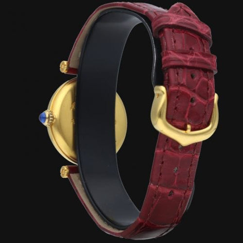 Montre Cartier Montre Must De Cartier Vermeil 58 Facettes MT41240