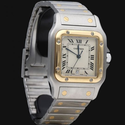 Montre Cartier Montre Santos De Cartier Galbee 58 Facettes MT44934