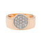 Bague 53 Bague Or rose, Or blanc Diamant 58 Facettes 3313105CN