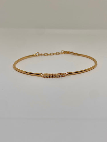 Bracelet MAUBOUSSIN - trois grains d’amour bracelet or rose et diamants 58 Facettes