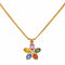 Collier Collier Or jaune Saphir, Rubis 58 Facettes 4421486RV
