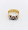 Bague 51.5 Bague jonc victorienne or rose 18k diamants taille ancienne (circa 1897) 58 Facettes A06142