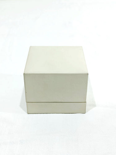 Bague 56 FRED – Bague or blanc et quartz fumé 58 Facettes