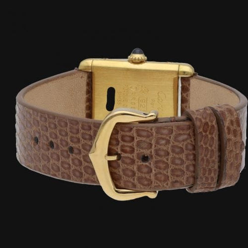 Montre Cartier Montre Tank Vermeil 58 Facettes MT43326