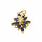 Pendentif Pendentif Or jaune Saphir, Diamant 58 Facettes 4508852CN