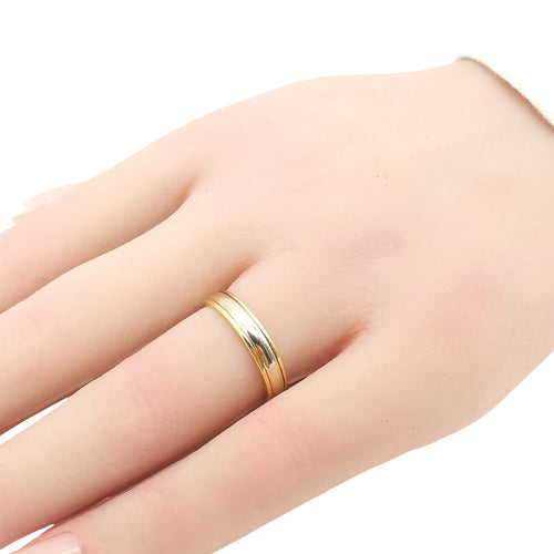 Bague 53 Bague Alliance en or 18 carats 58 Facettes