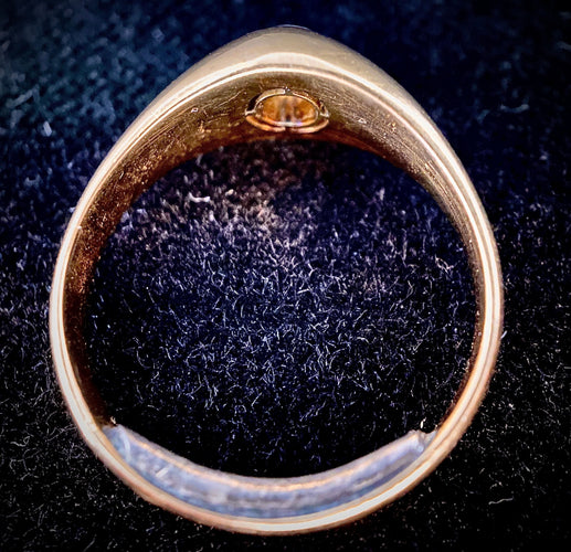 Bague 62 Bague Jonc or jaune et platine 58 Facettes