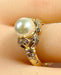 Bague 52 Bague or jaune, perle et 38 diamants 58 Facettes AB448