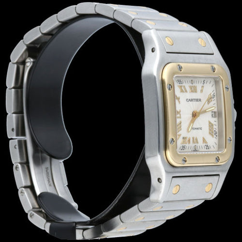 Cartier Zegarek Santos Galbee 18K żółte złoto / stal