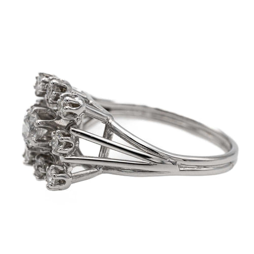 Bague 54 Bague Or blanc Diamant 58 Facettes 2746543CN