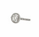 52 Solitaire en diamants sur or blanc 18 carats 58 Facettes