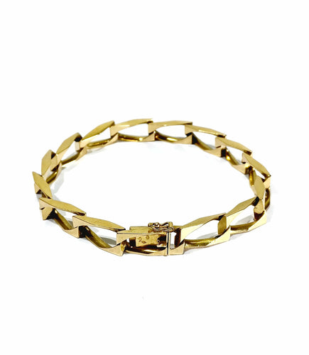 Gourmette Homme En Or Rose 58 Facettes