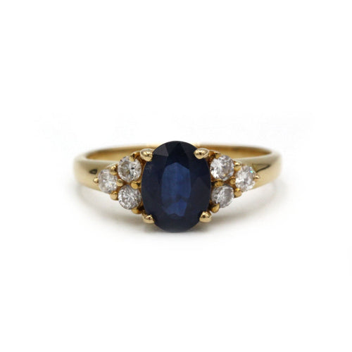 Bague 54 Bague - Or, Saphir et Diamants 58 Facettes 250213R