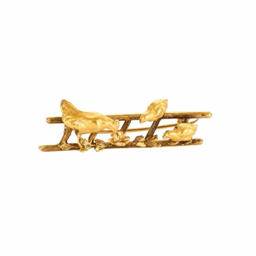 Broche Broche barrette or jaune 58 Facettes FOU0978
