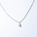 Collier Collier solitaire or blanc et diamant poire 0.60 ct 58 Facettes 240 570