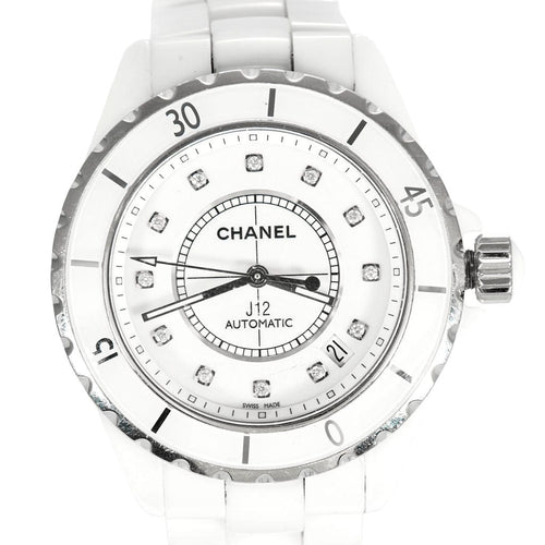 Montre CHANEL - Montre J12 céramique blanche 58 Facettes