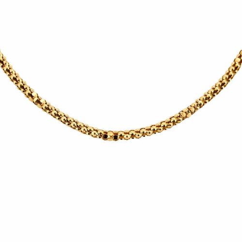 Collier Collier or jaune maille fantaisie 58 Facettes CHAL01842