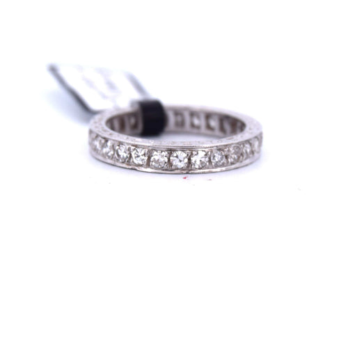 Bague 53 Bague en or blanc et diamants Veretta 58 Facettes