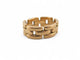 Bague 53 bague CARTIER panthere maillons t53 en or jaune 18k 9.8 gr  link 58 Facettes 270225