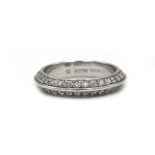 Boucheron - Dobbelt Vielsesring eller hvid og diamanter, nummereret 