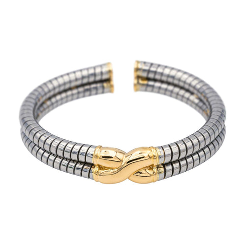 Bracelet Bulgari Bracelet  Or jaune, Acier 58 Facettes 3904033CN