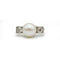 Bague 52 Bague - Platine, diamants et perle 58 Facettes 1151