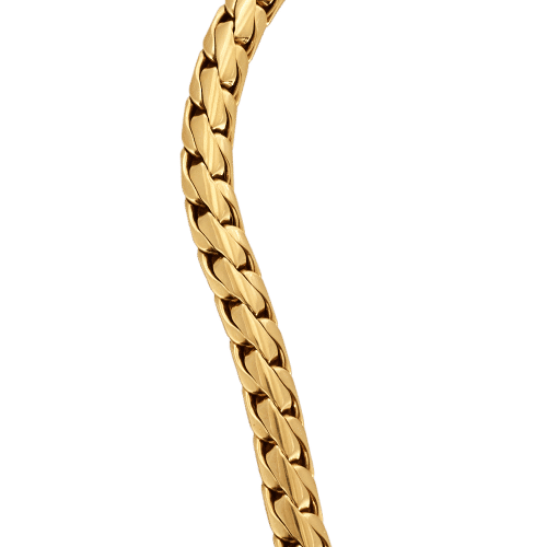 Collier Collier or jaune maille palmier 58 Facettes LP466/9