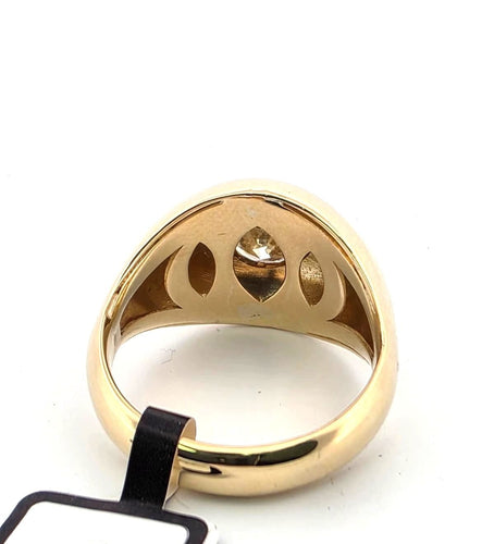 Bague 56 Bague solitaire en or jaune massif 18 carats sertie d'un diamant de 1,80 carat. 58 Facettes