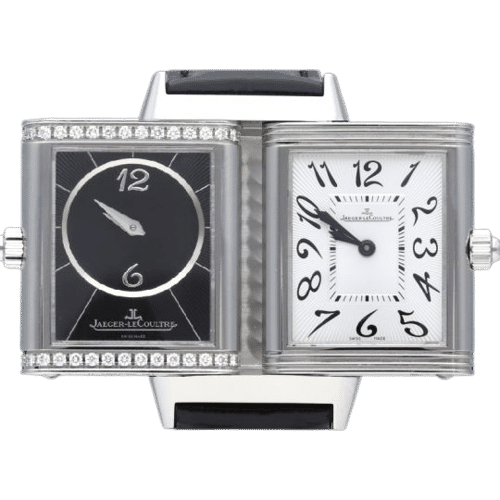 Montre Jaeger Lecoultre Montre Reverso Classic Medium Duetto 58 Facettes MT43595