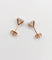 Boucles d'oreilles Puces d'oreilles vintage or rose et 2,00 carats de diamants 58 Facettes A06390