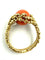 56 GILBERT ALBERT - Bague or jaune et billes interchangeables 58 Facettes